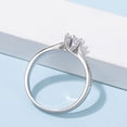 thumbnail image 6 of VVS Moissanite Promise Ring with GRA Certificate | 5mm Round Cut, Double Layer, 0.5 Carat, 6 of 6