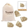 thumbnail image 3 of Yule Tree Napkin RingColor: Gold & CreamSize: 4"x2.5"Set of 4, 3 of 8