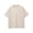Beige, variant on Mens Oversize Cotton T-Shirts Summer Casual Solid Color T Shirt Loose Fit Baggy Crewneck Tees