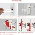 thumbnail image 4 of Door Stoppers Security - Portable Door Lock for Travel Anti Theft Door Blocker, Hotel Room Apartment Safety - No Drill Garage Door Brace Devices for Women, Children - Sleep with Peace of Mind, 4 of 6