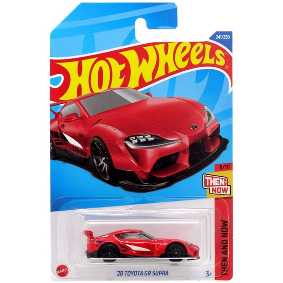 Hot Wheels Then and Now '20 Toyota GR Supra Diecast Car