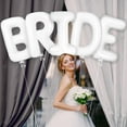 thumbnail image 6 of , Giant Bride Balloons White - 40 Inch | Bachelorette Party Decorations | White Bride Balloon for Bridal Shower Decorations | Bridal Shower Balloon | Bachelorette Balloons, 6 of 9