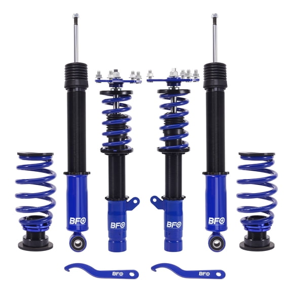 BFO Coilovers for Honda Accord CV1/CV2/CV3 2018-2022, Height Adjustable Coilovers Suspension Kit, Preset Damping Shock Absorber Struts, Lowering Kit Blue