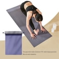 thumbnail image 1 of Yoga Mat Exercise Fitness Pilates Non Slide Anti-skid Dancing Mats Bodybuilding Rope Skipping Cover with Carry Straps Home Use Purple, 1 of 9