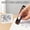 Black, variant on HonestMatter 1 Push Stapler and 50 Binding Clips, Reusable No Staple Paper Fastener, Portable Clamp Stapler for Exam Reports Student Papers, Transparent White