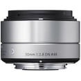 thumbnail image 2 of SIGMA ART 30MM F2.8 DN SILVER LENS FOR MICRO FOUR THIRDS MOUNT, 2 of 6