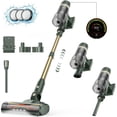 thumbnail image 1 of Laresar V12 Aspiradora Inalámbrica, Carga Rápida 2H 600W 65KPa Succión Fuerte, 80Mins de Autonomía Aspiradora Tipo Escoba para Alfombra Piso Duro Pelo de Mascota, 1 of 4
