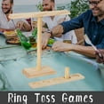 thumbnail image 3 of Juego de lanzamiento de aros para niños y adultos, juego de batalla interactivo para 2 jugadores, juegos de mesa de madera hechos a mano para bares y fiestas en casa., 3 of 5