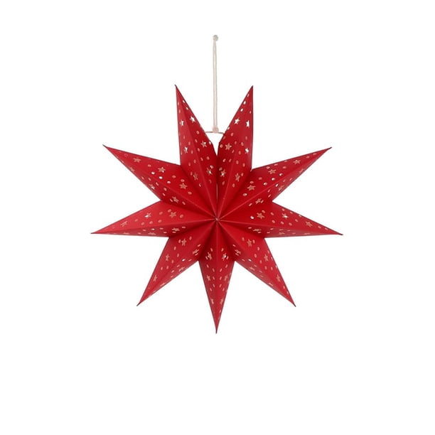 Luces de la Estrella de Navidad Parabrisa de Luz de Estrella 9 Ángulo Suspensión en Forma de Estrella
