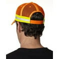 thumbnail image 2 of Adams TR102 Trucker Reflector High-Visibility Constructed Cap - Orange, 2 of 3