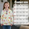 thumbnail image 7 of Uorisanigo Kids Sweatshirt Girls Half Zip Collar Sweatshirts Oversized Long Sleeve Pullover Top Fall Trendy Quarter Zip Hoodies No Hood, Dessert Capybara Print Athletic Shirts Tops, 7 of 7
