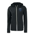 thumbnail image 2 of Women's-Cutter & Buck  Black San Jose Earthquakes Daybreak Eco Recycled Full-Zip Hoodie, 2 of 3