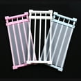 thumbnail image 2 of Retractable Rack Shelf 38-55cm No Need to Drill Storage Rack Shelf for Cupboard Wardrobe(Pink), 2 of 9