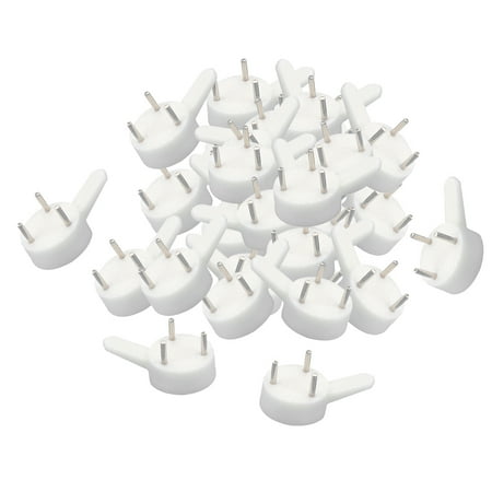 

Picture Hooks Quantity 100 White Picture Hooks Concrete & Brick