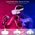 thumbnail image 4 of 5000mAh Battery Pack for Meta Quest 2/3/3S With LCD Display, Fast 18W 9V/2A Head Strap Battery Charger for Quest 3S/3/2 Accessories -Lightweight & Rechargeble Extended Battery Extra VR Playtime, 4 of 7