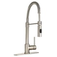 thumbnail image 3 of LaToscana  Elba Single Handle Pull-Out Spray Kitchen Faucet Silver Brushed, 3 of 3