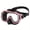 Black Pink, variant on Kids Snorkel Mask 3 Windows 180 Degree Panoramic Wide View Three-Lens No Leak Swim Goggles Adjustable Snorkeling Swimming for Youth And Child