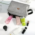 thumbnail image 4 of Compact Cosmetic Pouch With Bear Multi Compartment Oxford Travel Essential Bag, 4 of 10