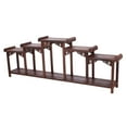 thumbnail image 4 of VERDANVERSE Display Rack Wood Table Curio Rack Dark Brown Space Maximization 1Pack, 4 of 8