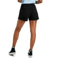thumbnail image 2 of Dollhouse Juniors' Women's Pull On Cuffed Hems Jogger Shorts Black XS B4HP, 2 of 3