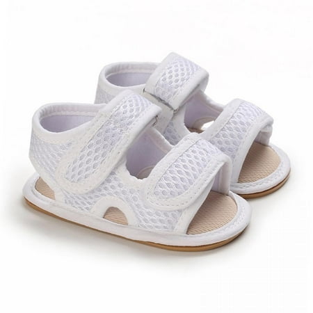 

Newborn Infant Baby Boys Girls Sandals Soft Sole Kids Flat Shoes Beach Shoes First Walkers 0-18M