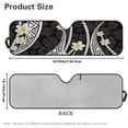 thumbnail image 5 of HUIACONG Black Polynesia Windshield Sunshade for Jeep Wrangler,Sun Visor Windshield Shade Cute Dogs Blocks UV Rays,Shade Heat Shield Compatible with Jeep Wrangler TJ JK JL 2/4 Door, 5 of 6
