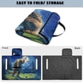 thumbnail image 6 of Pzuqiu Quilted 2-Person Golf Cart Seat Cover With 4 Pockets - Non-Slip Protector Compatible With EZGO Yamaha Club Car, 6 of 9