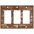 thumbnail image 2 of Metal Light Switch Plate Cover Cafe Diner Coffee Sign Brown COF036, 2 of 13