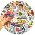 thumbnail image 2 of Stickers Animal Motivation, 50 unidades, papel de vinilo impermeable, 2 of 2