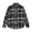 a_Black, variant on HaoXianJian Mens Plaid Shirt Long Sleeve Lightweight Shirt Jackets Causal Button Up Shirt Work Blouses Tops M-3X
