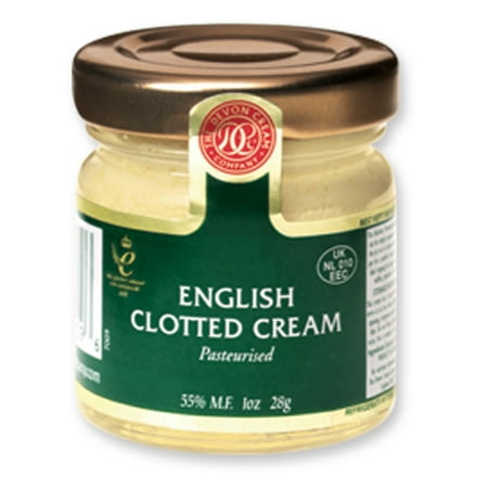 Clotted Cream - Devon Cream Company Clotted Cream, Mini Jar, 1oz (28g)