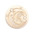 thumbnail image 1 of Bsvklp Sun Moon Stars Round Wax Seal Stamp Head Fire Paint para Invitaciones (RYX07), 1 of 9