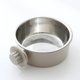 thumbnail image 3 of Comedero colgante 2 en 1 de acero inoxidable extraíble para cachorros/gatos Comedero colgante para perros/gatos 5.32inch, 3 of 4
