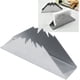 thumbnail image 5 of Servilletero triangular, estante vertical de acero inoxidable, coloque la toalla de papel en el estante de almacenamiento (plateado), 5 of 5