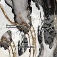 thumbnail image 5 of Euroco Modern Minimalist Abstract Wall Art Set of 2, Large Framed Canvas Prints Paintings Wall Decor, Black Gold Pictures for Hallway Office,20x40In, 5 of 8