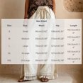 thumbnail image 4 of Women's Soft Cotton Blend Wide Leg Trousers, Elastic Mid Waist with Tummy Control & Flowy Silhouette, Comfy Loose Fit Dress Pants for Work, Daily Wear, Lounge & | TruHer,Beige S, 4 of 6