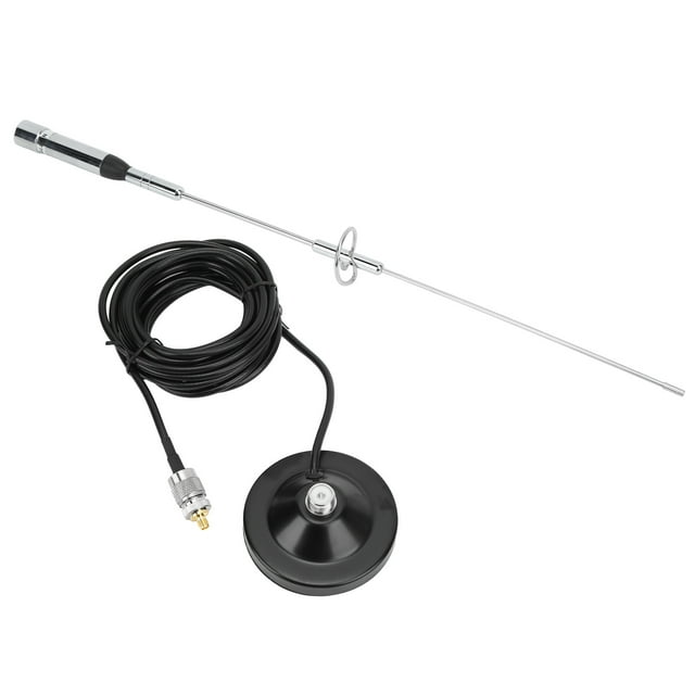 VHF UHF Antenna Scratch Resistant Antenna Magnet Mount Kit Stable Signal 215dBi 30dBi with SMA Female Adapter for Car Mobile Radio ANGGREK Otros