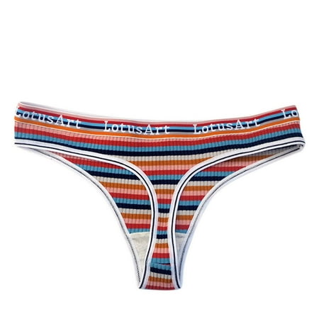 

YDKZYMD Women Briefs Panties Graphic LaceBreathable Print Striped Panties Briefs