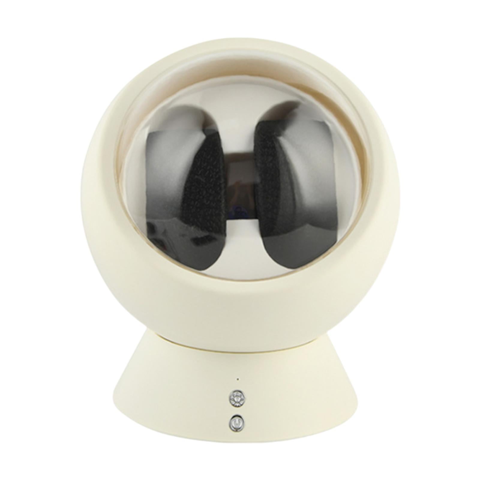 Milageto Automatic Watch Winder Case 2 Rotation Mode Quiet Self Winding Watch Display Box White