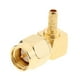 thumbnail image 4 of 10 Unids ector Tuerca Enchufe RF ado Para RG316 RG174 LMR100 Cable De Ángulo Conectores De Alambre Dorado Hugo Conector coaxial RF macho SMA, 4 of 8