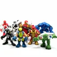 thumbnail image 2 of Figuras de acción de los vengadores de Marvel, modelo de muñeca de Iron Man, Capitán América, Spider Man, juguete para niños, regalo a granel, versión Q（23，, 2 of 5