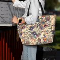 thumbnail image 7 of Xecao Floral With Birds for versatile beach bag for women includes zipper pockets and waterproof material, ideal for vacations and adventures., 7 of 7