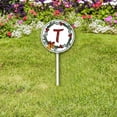 thumbnail image 4 of Lucidhisun Christmas Wreaths Monogram Letter T Yard Sign with Stakes 9.2×9.2in, Aluminum Yard Signs Rust Free, Family Last Name Signs for Garden Gate Outdoor Lawn Housewarming Gifts, 4 of 7