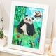 thumbnail image 5 of Decoración del hogar, decoración de habitaciones, decoración de paredes. Rompecabezas con diseño de pandas. Lindos pandas. Rompecabezas de 108 piezas para adultos. Ideal para hombres, mujeres y niños., 5 of 6