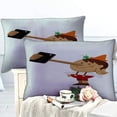 thumbnail image 3 of Housse de Couette Réversible Fraîcheur Beauté Imprimée Housse de Couette avec Fermeture Éclair, 3 Pcs, Microfibre Légère et Douce, 3 of 3