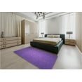 thumbnail image 4 of Ahgly Company Indoor Rectangle Patterned Purple Amethyst Purple Area Rugs, 3' x 5', 4 of 6