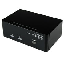 StarTech 2-Port DVI VGA Dual Monitor KVM Switch USB w/ Audio and USB 2.0 Hub