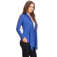 thumbnail image 3 of Women's Solid Open Front Long Sleeve Lightweight Soft Basic Sweater Cardigan, 3 of 4