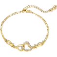 thumbnail image 1 of SOFTONES 14K Gold Charm Bracelets for Women Cute, 1 of 6