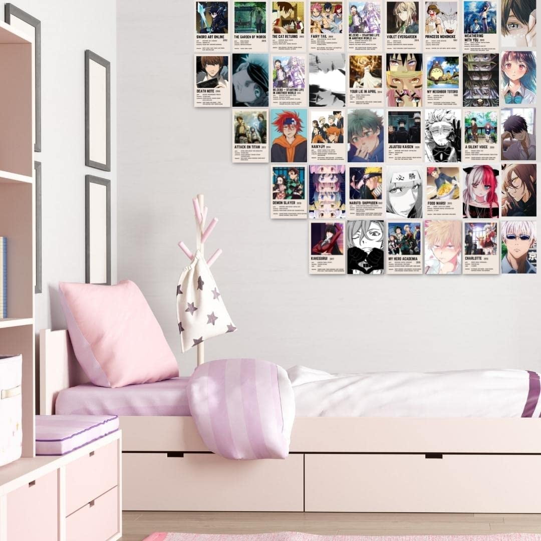 Anime Room Decor Aesthetic Pictures Wall Collage Kit 50pcs (x) | Fruugo QA